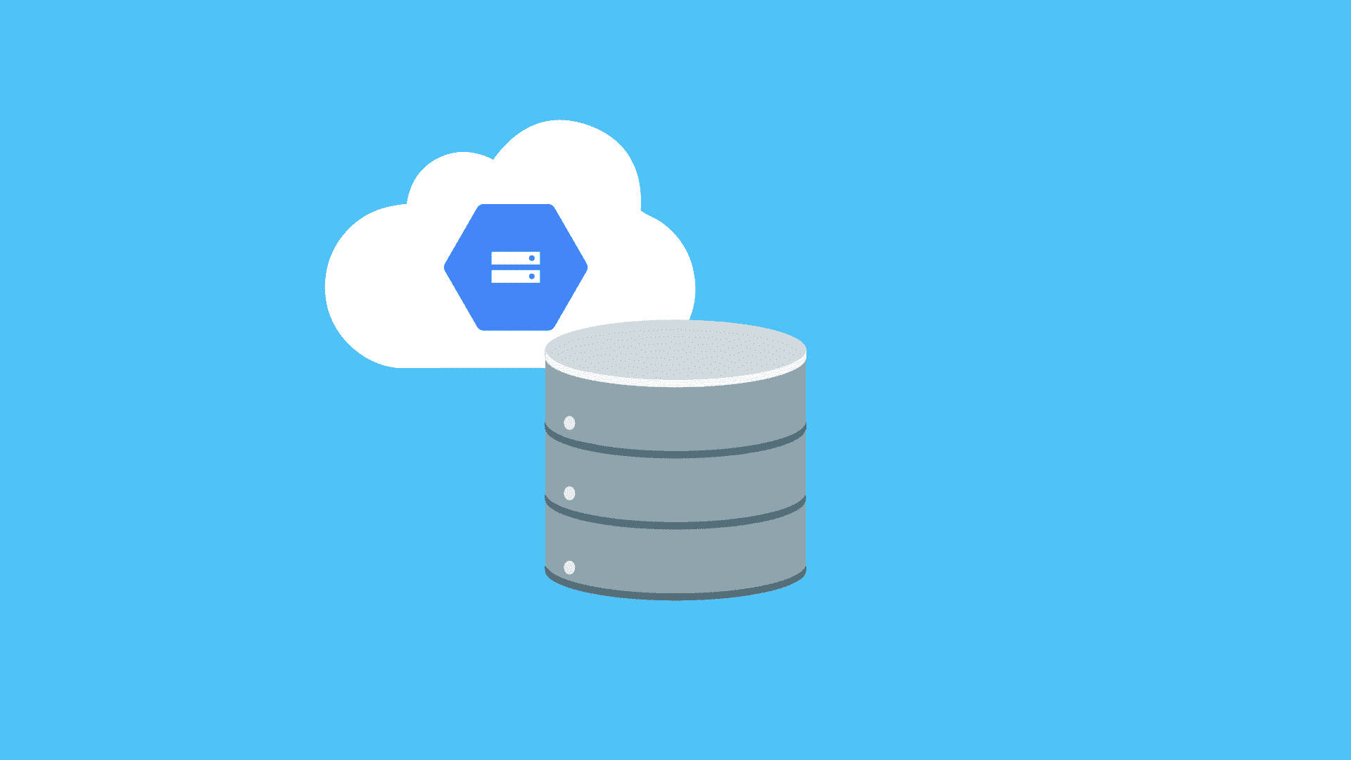 cloud storage, server stack, white cloud icon, Full HD Desktop Wallpaper
