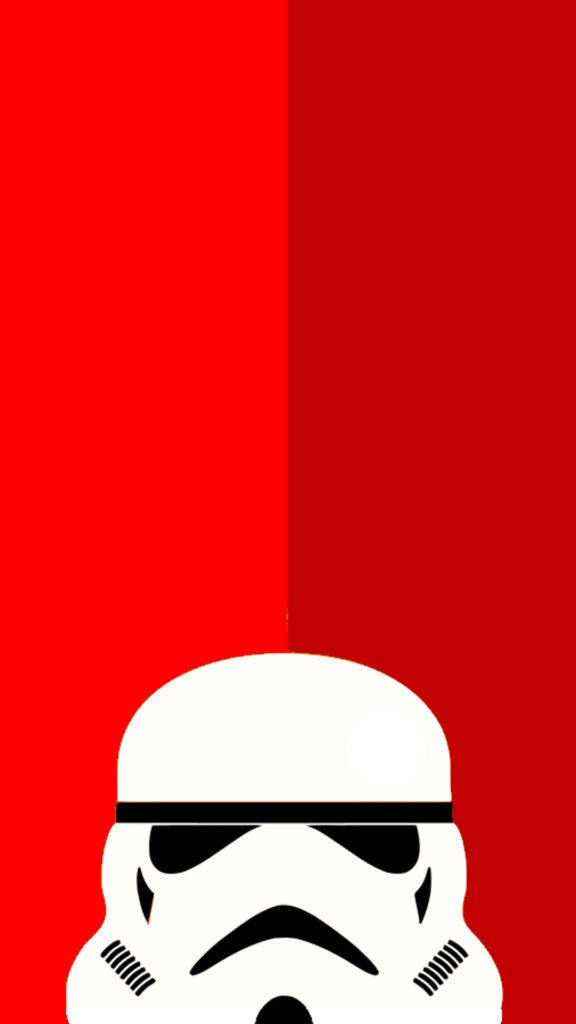 Stormtrooper, white, red background, SD Phone Wallpaper