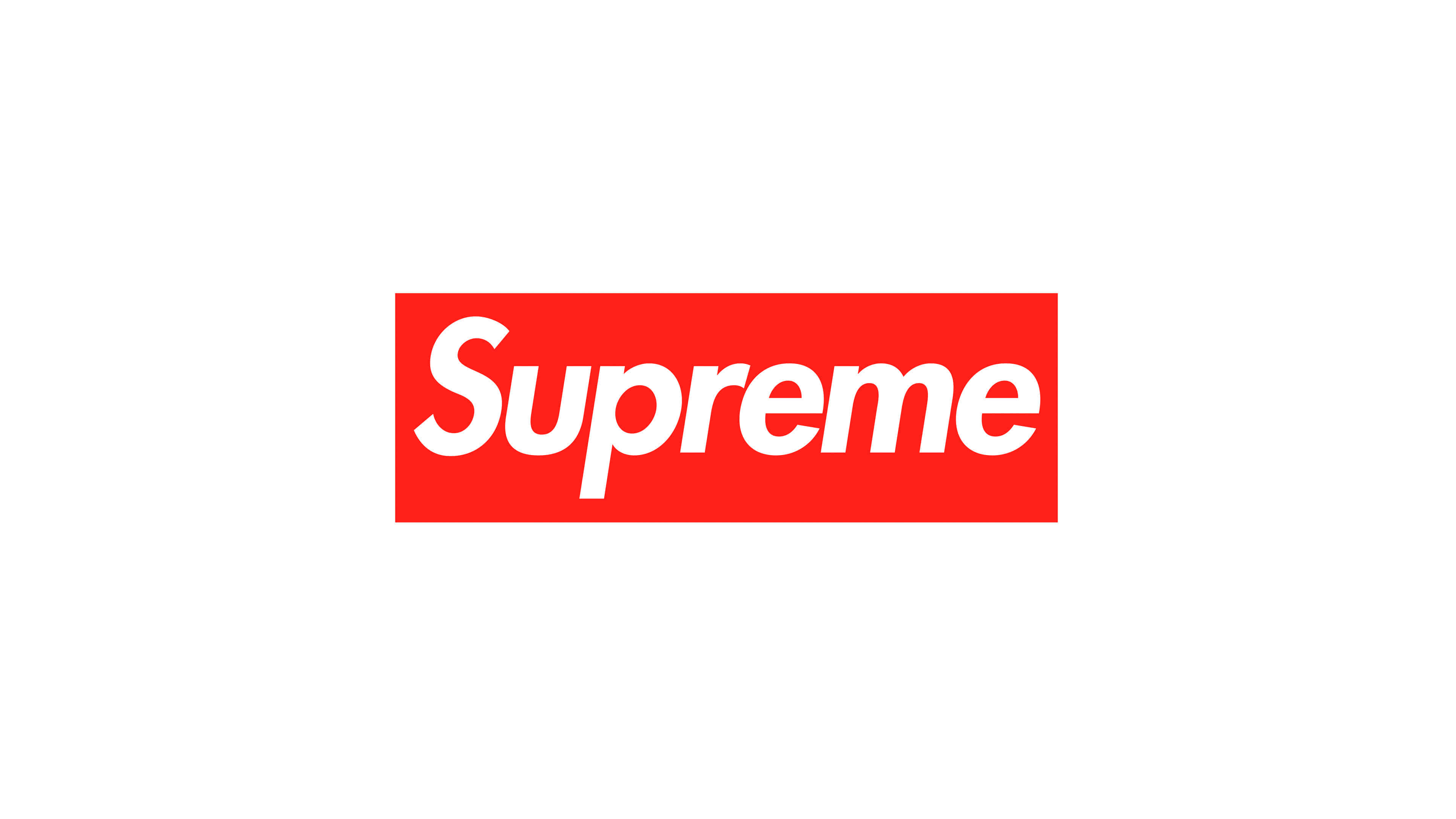 Supreme, red, white, 4K Desktop Wallpaper