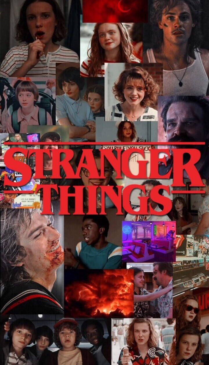 Stranger Things, characters, scenes, SD Phone Wallpaper