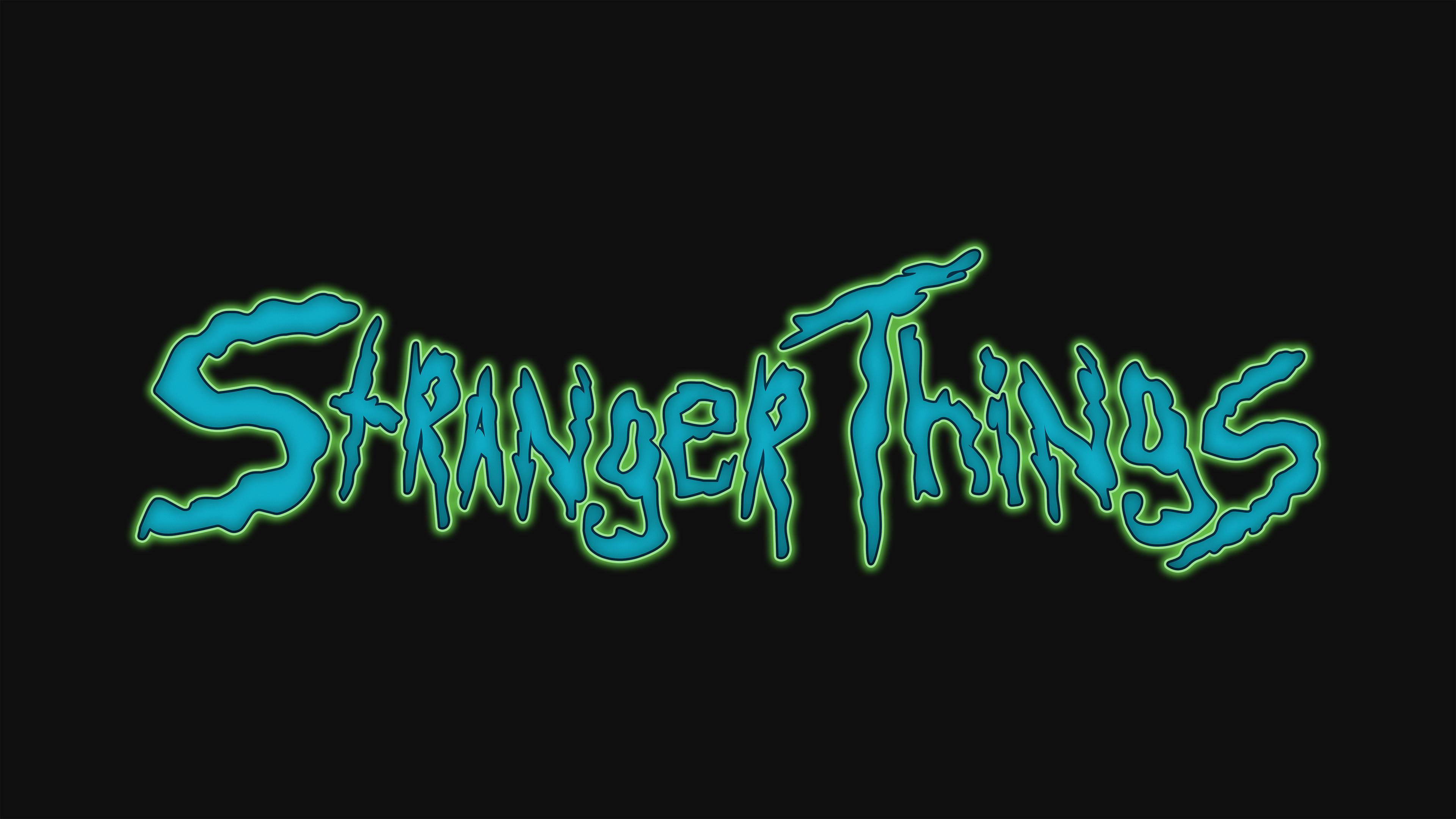 Stranger Things, teal, green, 4K Desktop Wallpaper