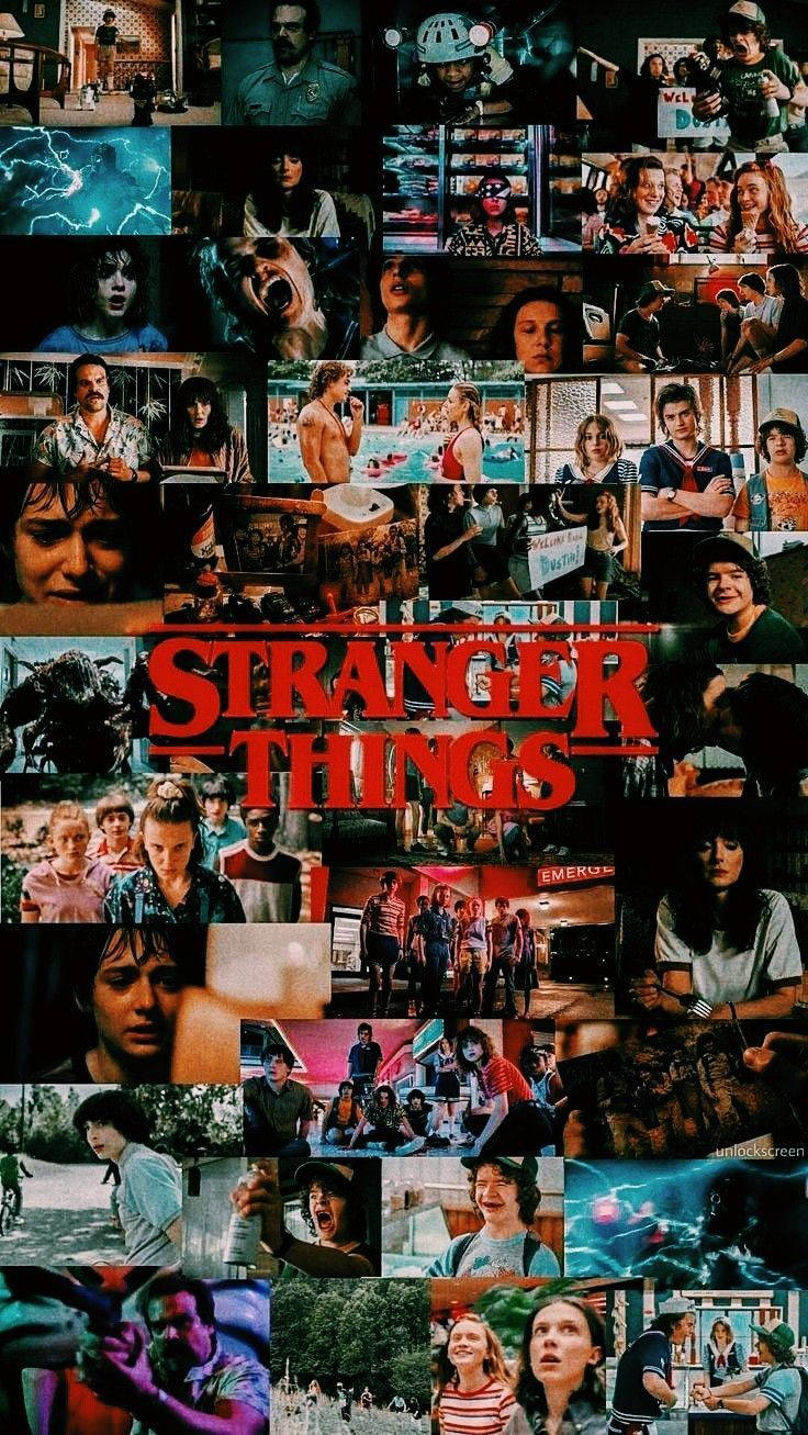 Stranger Things, glowing supernatural elements, dramatic moments, HD Phone Wallpaper