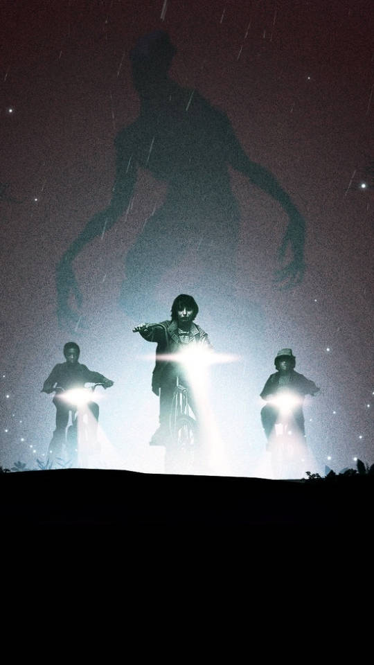 Stranger Things, bikes with lights, headlights, SD Phone Wallpaper