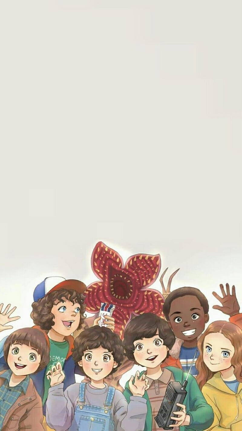 Stranger Things, Cute, flower-like monster, HD Phone Wallpaper