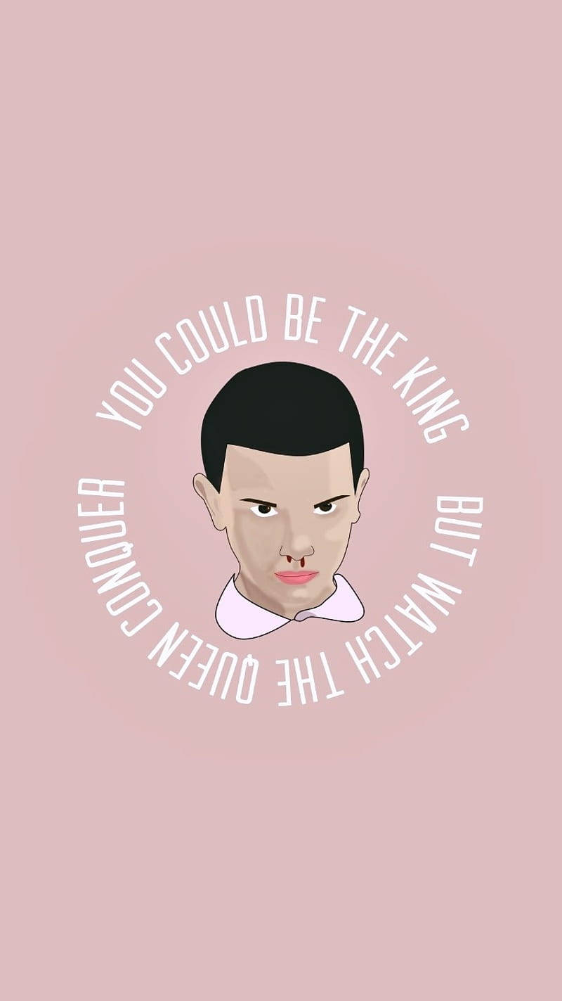 Stranger Things Cute, young man, motivational text, HD Phone Wallpaper