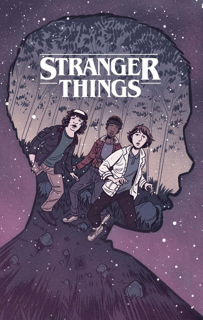 Stranger Things, girly, silhouette, HD Phone Wallpaper