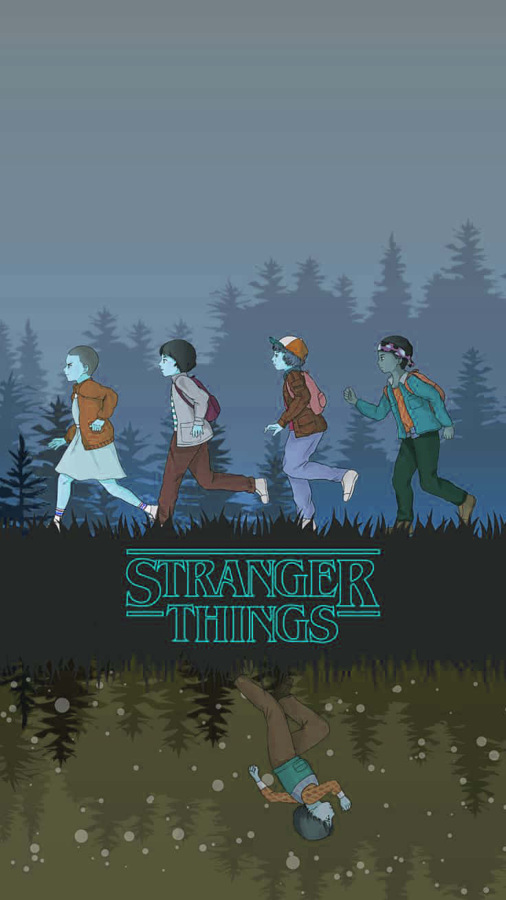 Stranger Things, Girly, misty forest, HD Phone Wallpaper
