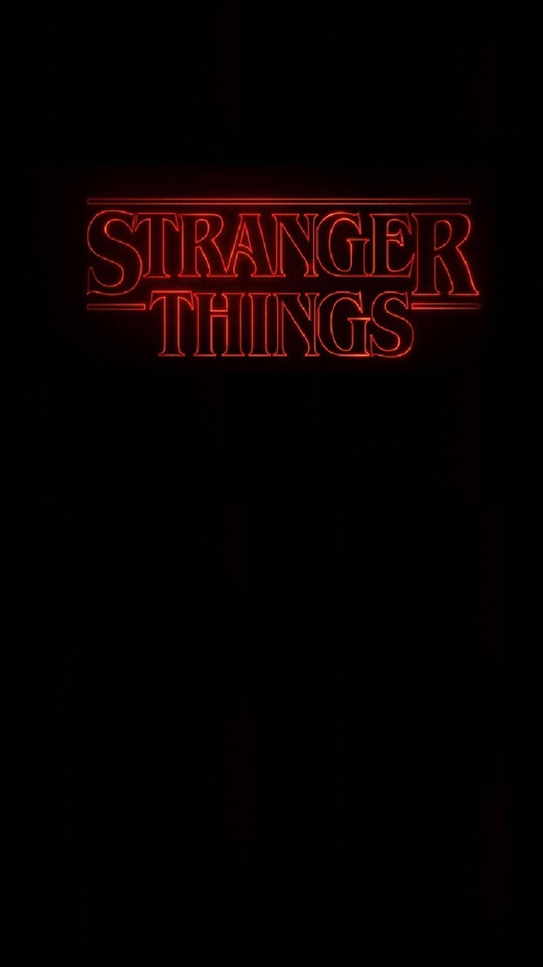 Stranger Things, neon sign, red, Full HD Phone Wallpaper
