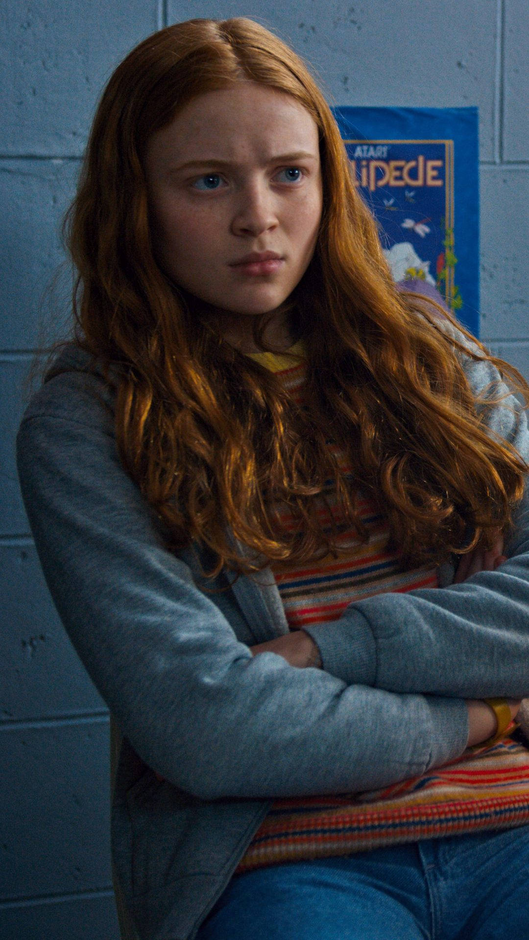Stranger Things, iPhone, red hair, Full HD Phone Wallpaper