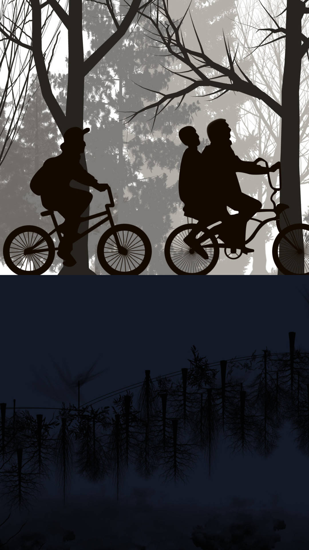 Stranger Things, iPhone, dusk, Full HD Phone Wallpaper