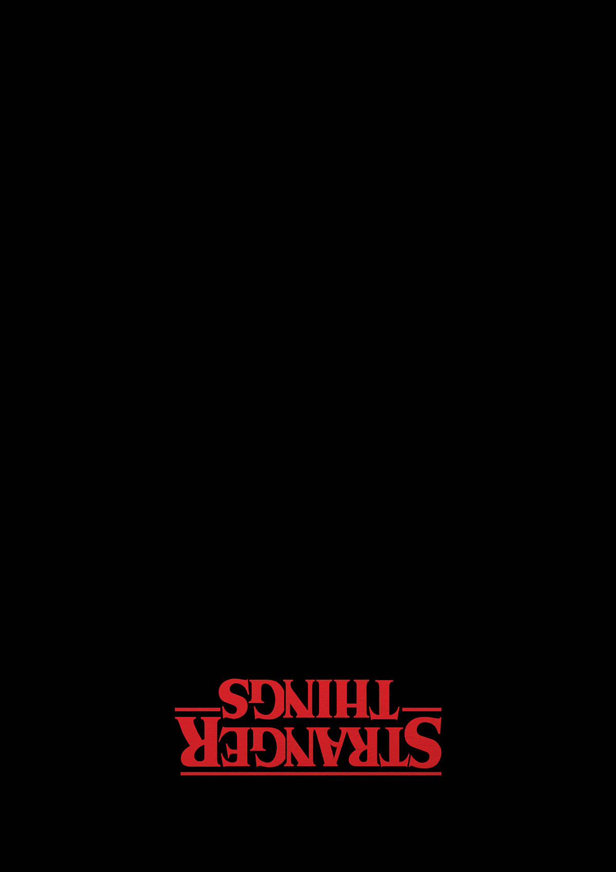 Stranger Things, iPhone, red, HD Phone Wallpaper