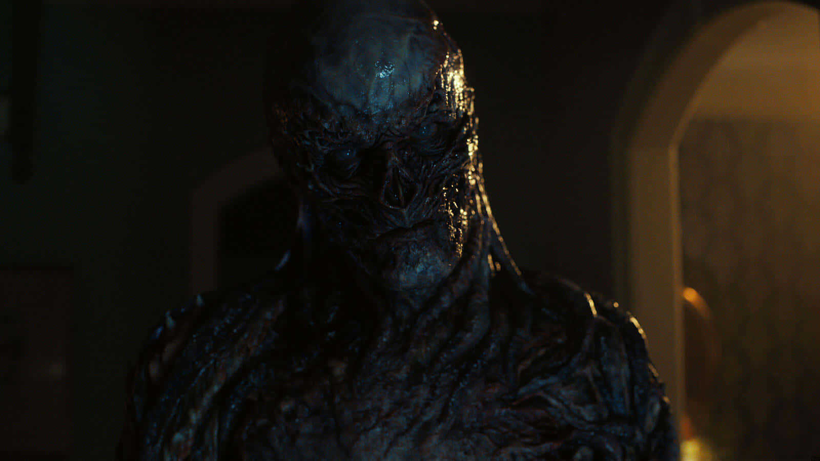 Stranger Things Vecna, grotesque, slimy humanoid creature, HD Desktop Wallpaper