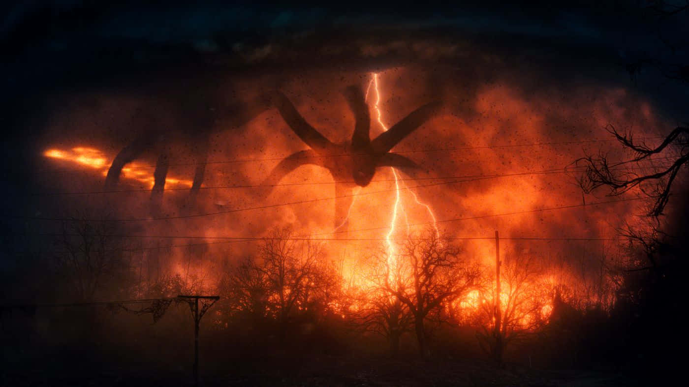 Stranger Things, Vecna, firewall, HD Desktop Wallpaper