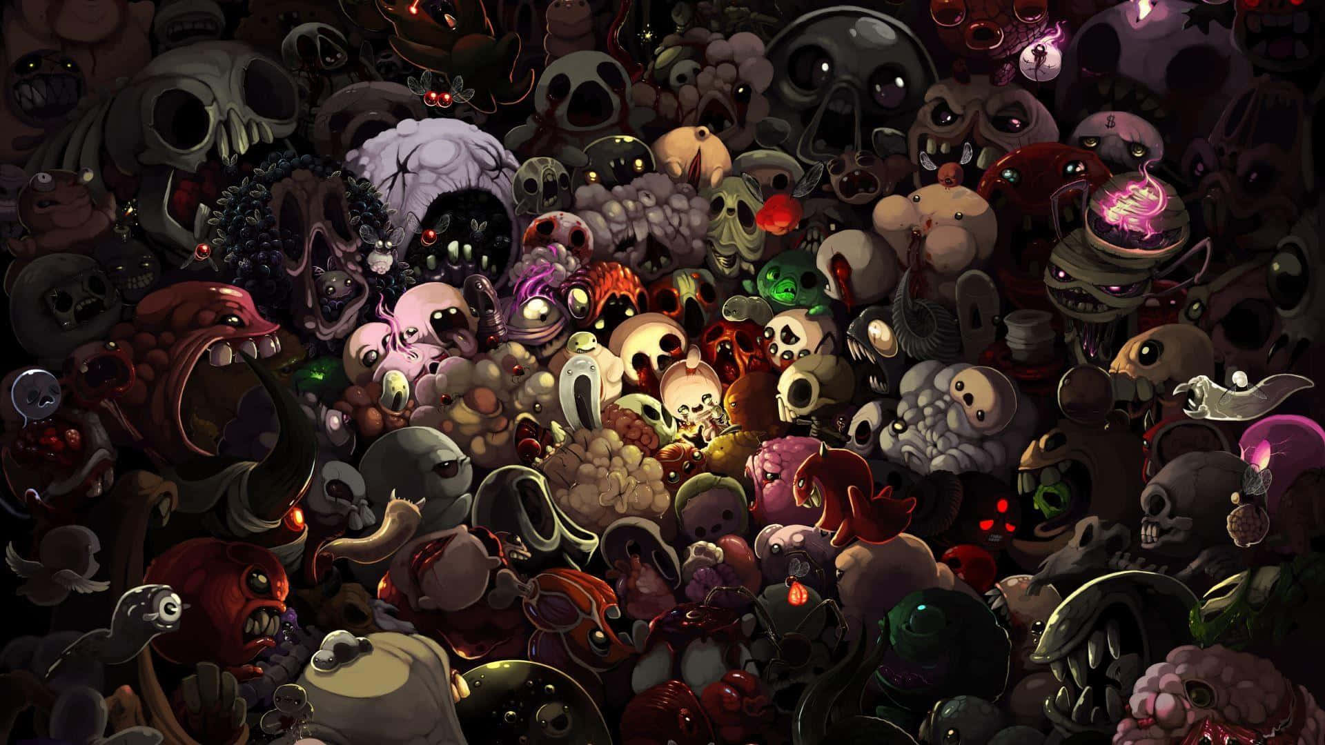 Strategy Game, glowing eyes, grotesque cartoon monsters, Full HD Desktop Wallpaper