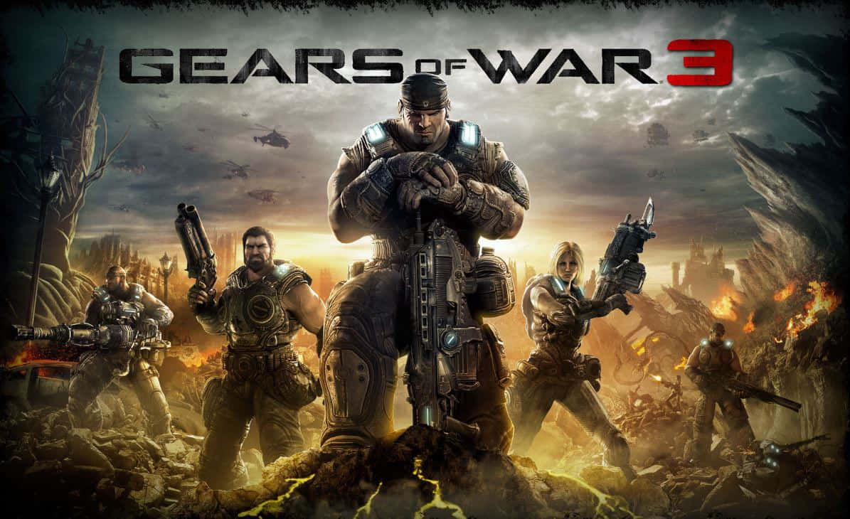 strategy game, war-torn urban ruin, fiery urban ruin, SD Desktop Wallpaper