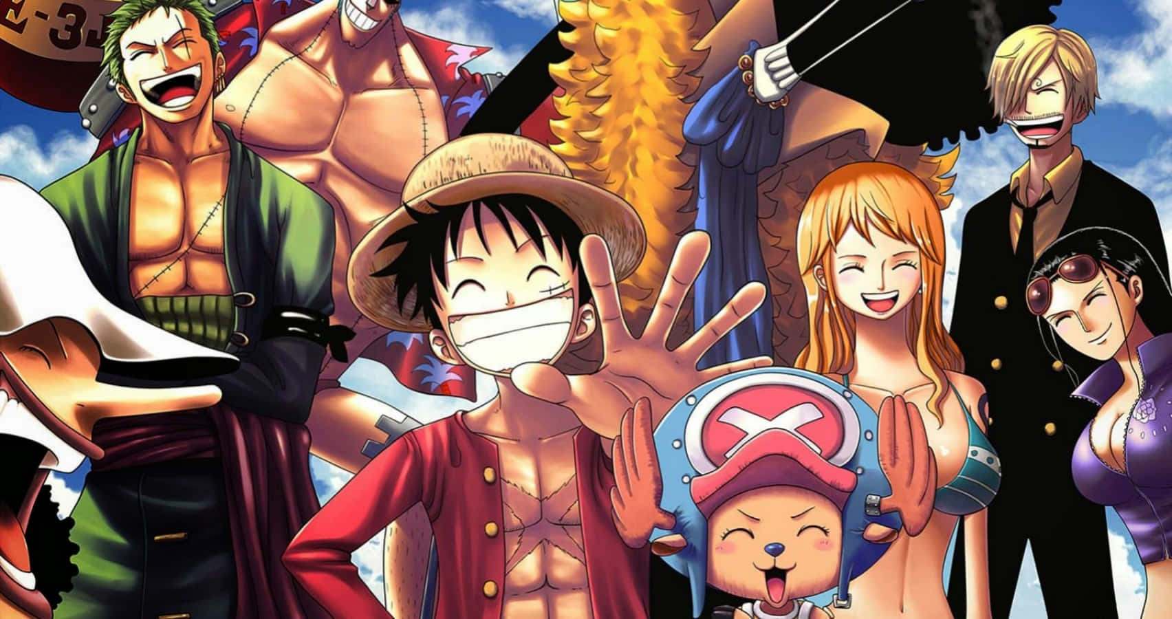Straw Hat Pirates, anime, pirates, HD Desktop Wallpaper