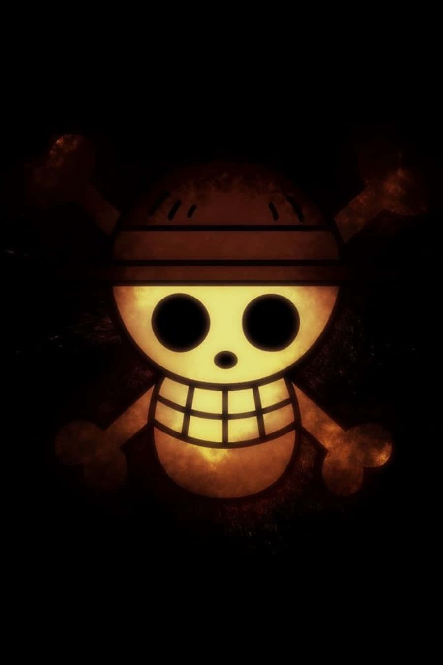 Straw Hat Pirates, straw hat, pirate skull, HD Phone Wallpaper