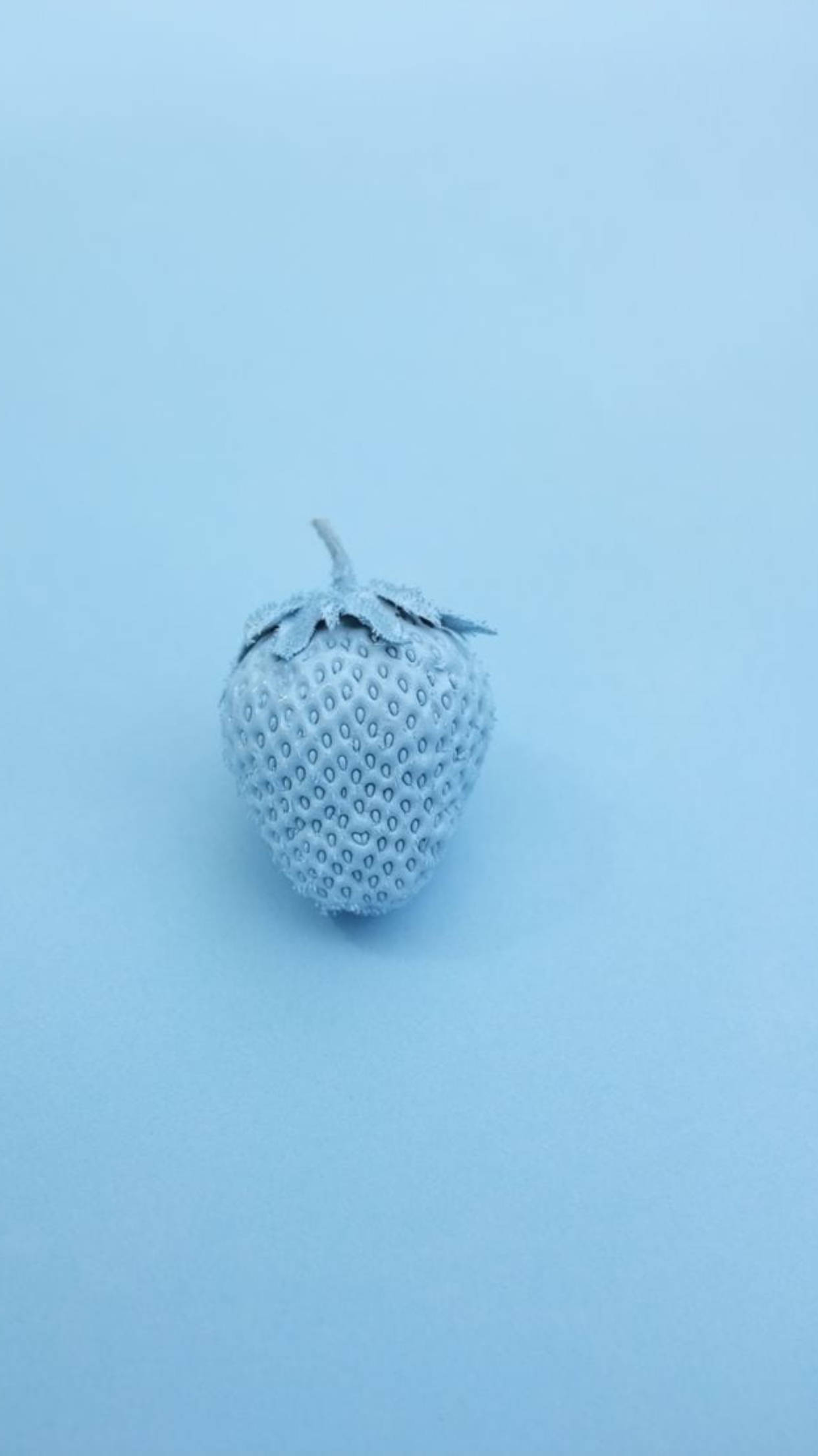 blue strawberry, light blue aesthetic, iPhone, Full HD Phone Wallpaper