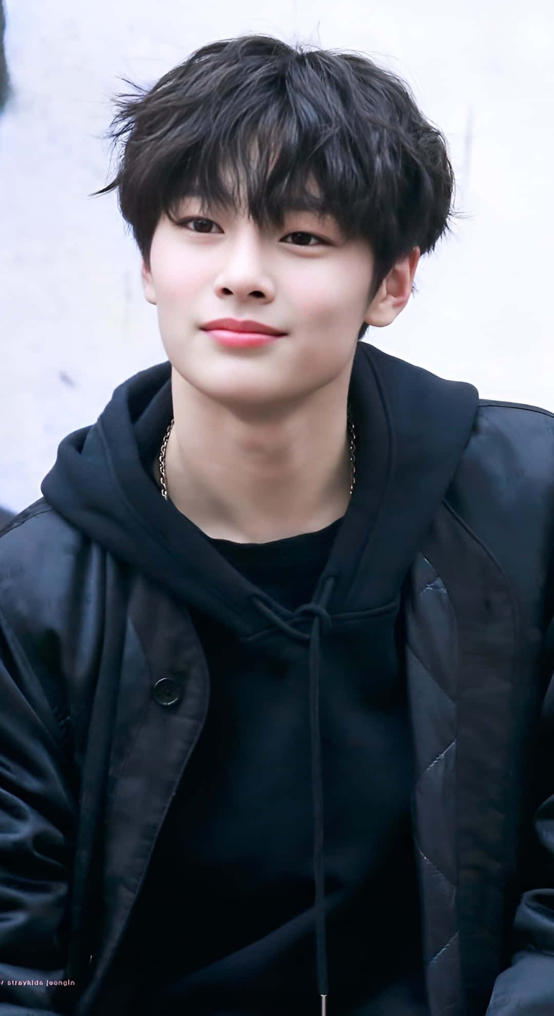 Stray Kids, black hoodie, black quilted jacket, Full HD Phone Wallpaper