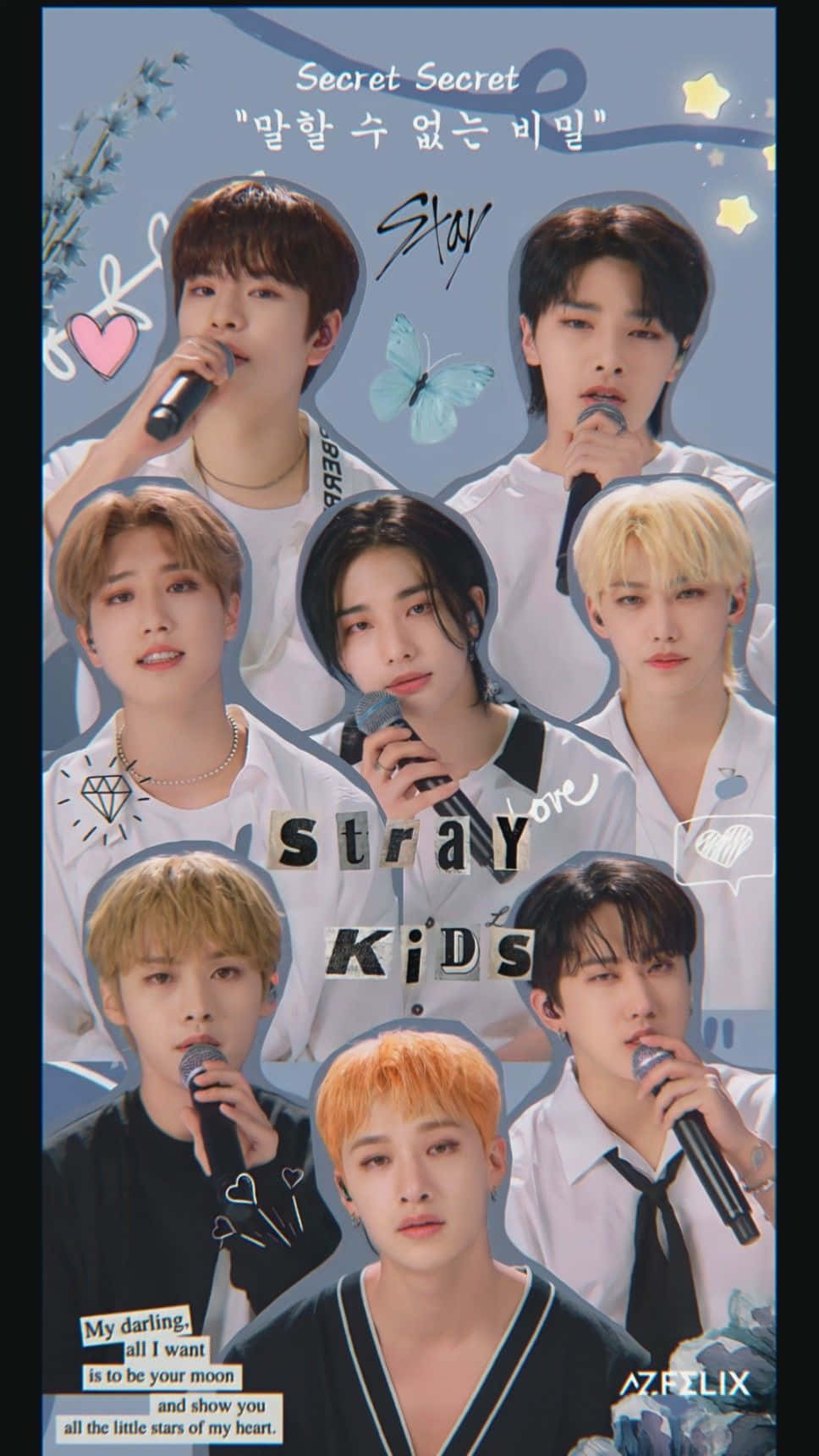Stray Kids, white shirts, microphones, HD Phone Wallpaper