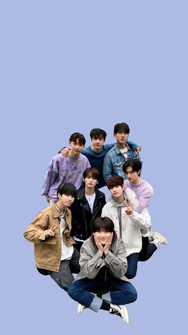 Stray Kids, seven young men, casual jackets, HD Phone Wallpaper