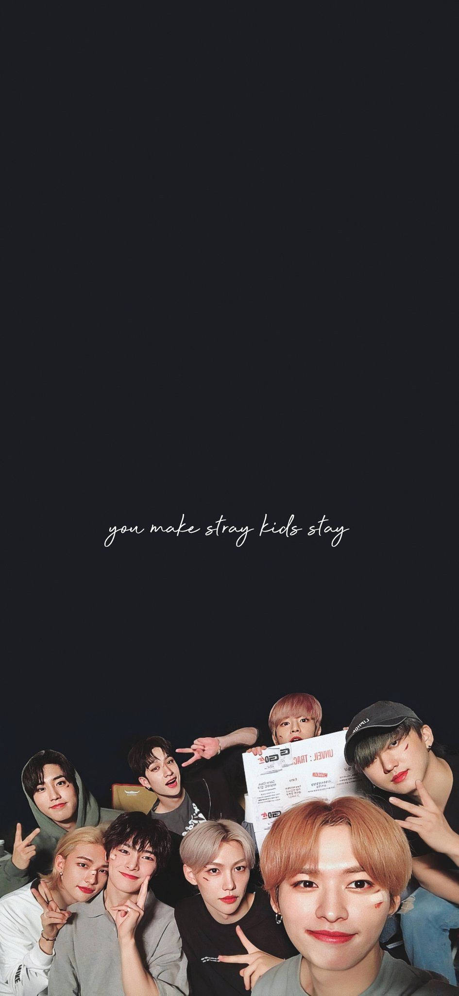 Stray Kids, seven young men, casual clothes, Full HD Phone Wallpaper