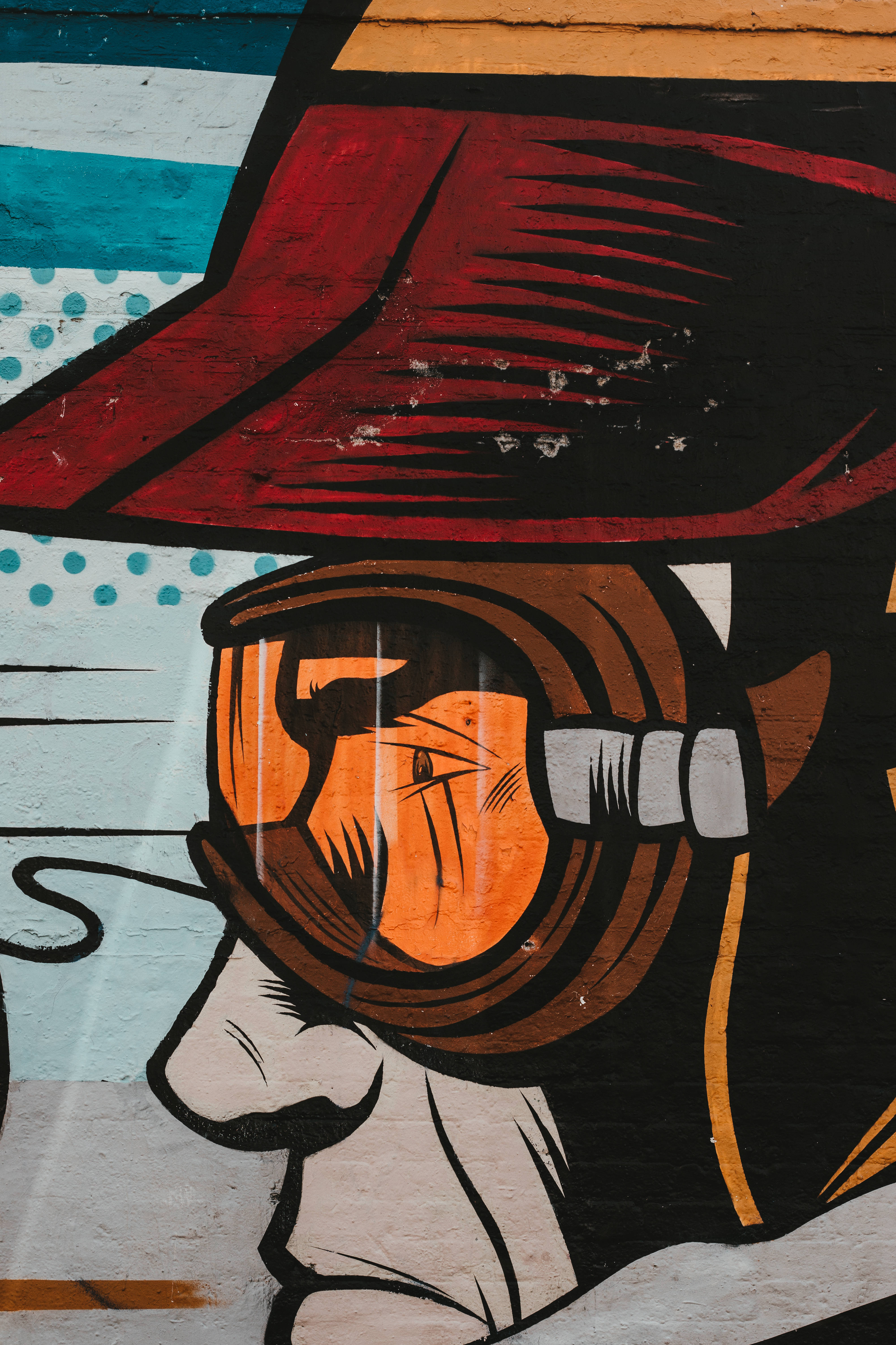 pilot, red hat, orange goggles, 5K Phone Wallpaper