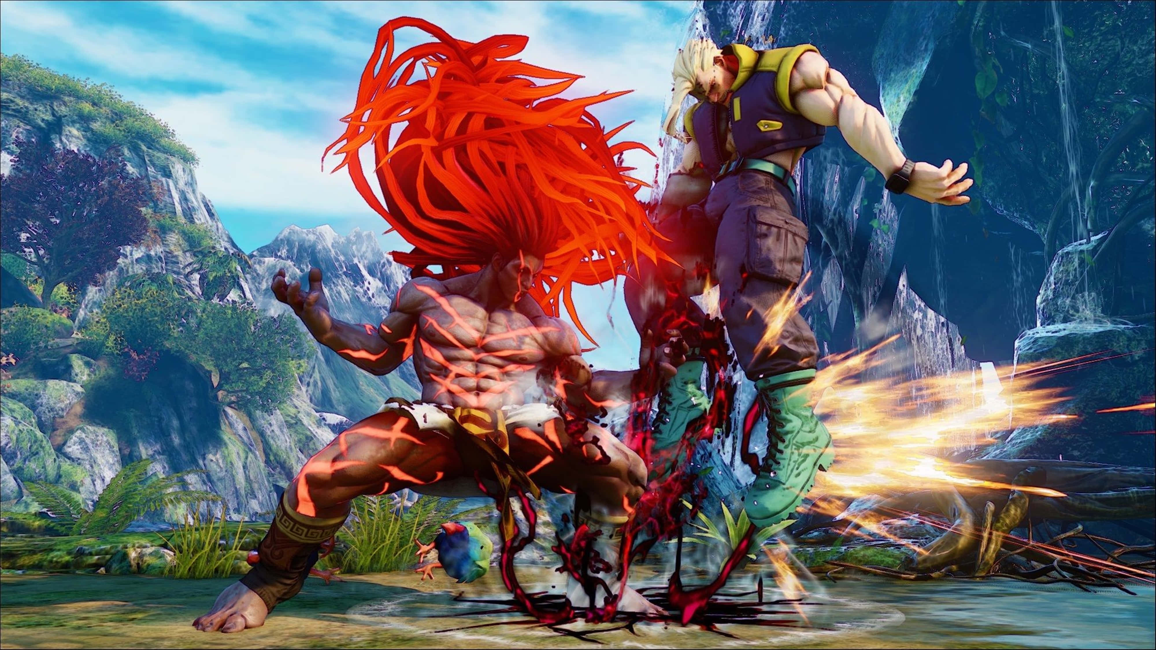 Street Fighter, 4K, mountain valley, 4K Desktop Wallpaper