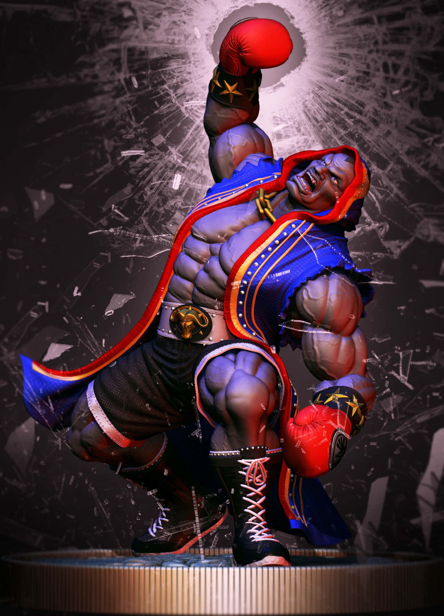 Street Fighter, Balrog, victory pose, Full HD Phone Wallpaper