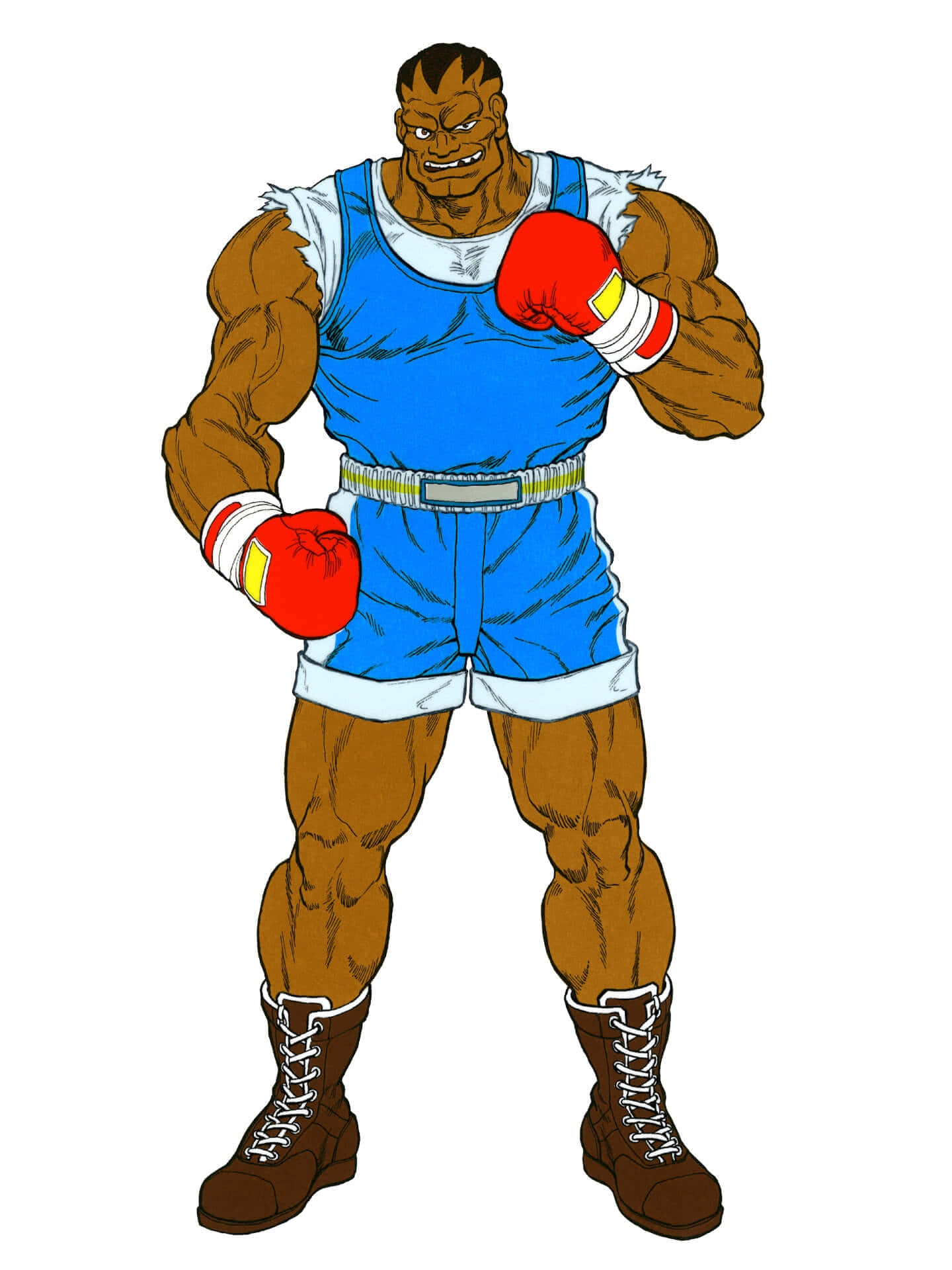 Street Fighter Balrog, blue trunks, red gloves, Full HD Phone Wallpaper