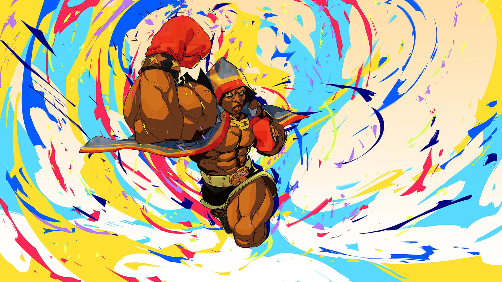 Street Fighter Balrog, red boxing gloves, red hat, Full HD Desktop Wallpaper