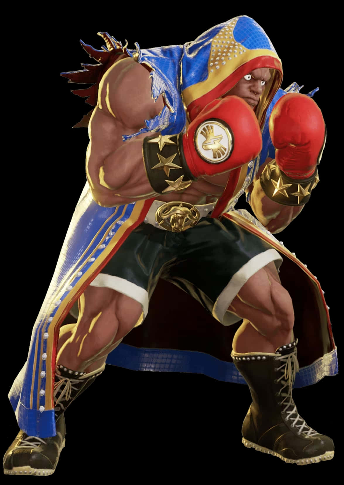 Street Fighter, Balrog, blue gold and red hooded robe, HD Phone Wallpaper