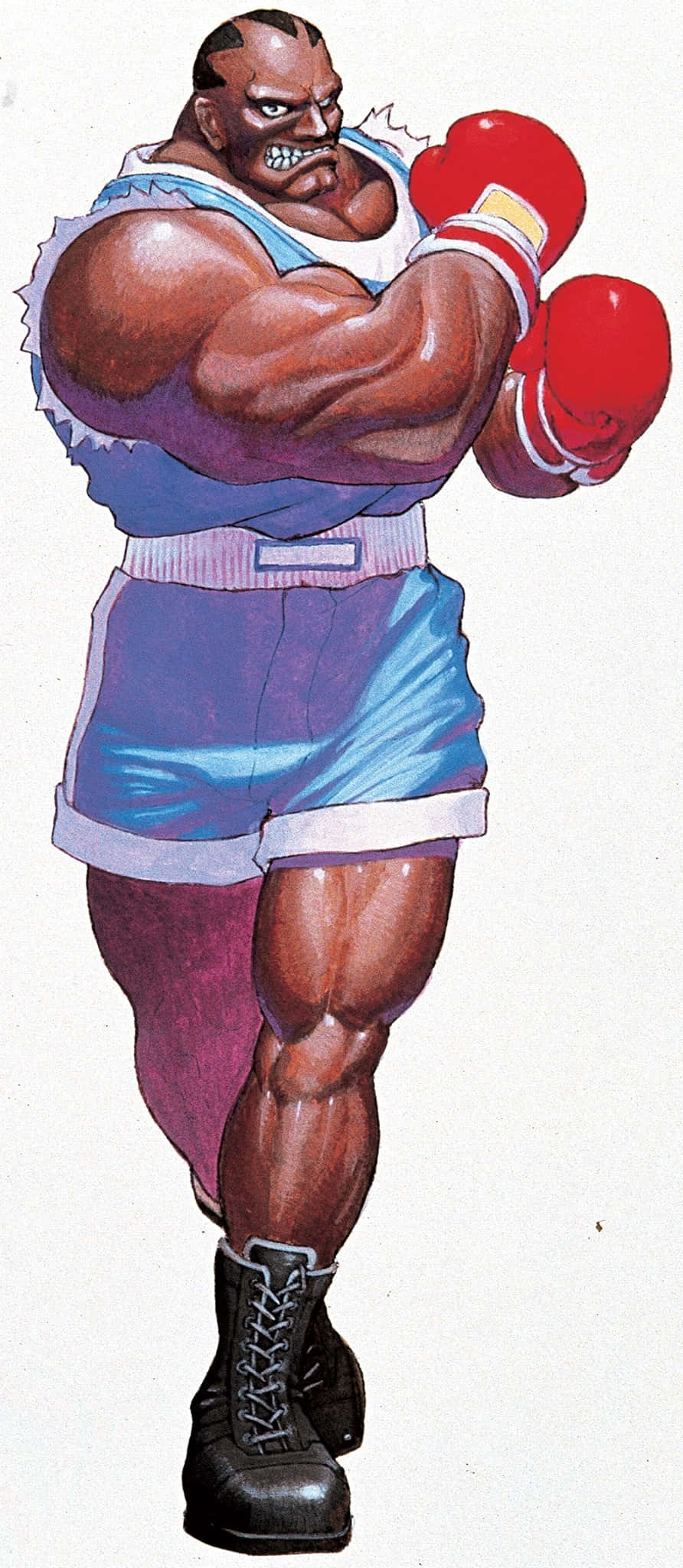 Street Fighter Balrog, red gloves, blue shorts, Full HD Phone Wallpaper