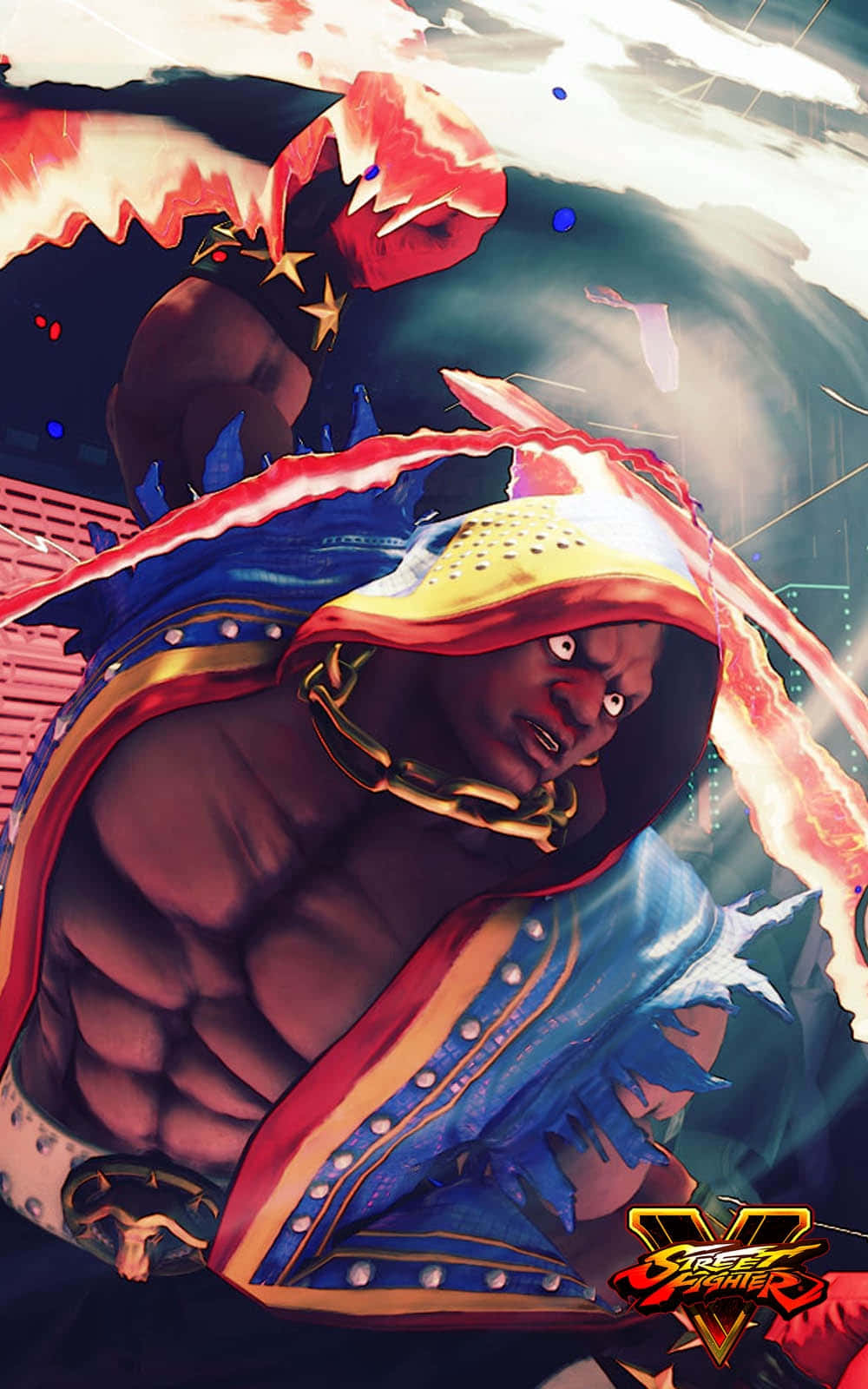 Street Fighter, Balrog, blue and red cape, HD Phone Wallpaper