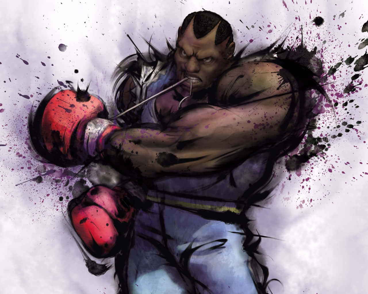 Balrog, Street Fighter, red gloves, HD Desktop Wallpaper