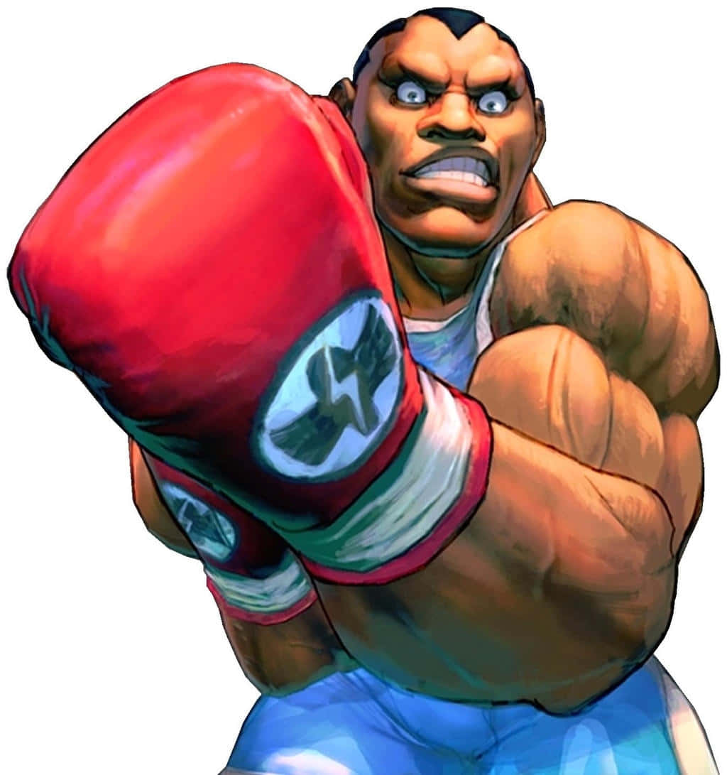 Street Fighter Balrog, red gloves, blue shorts, SD Phone Wallpaper