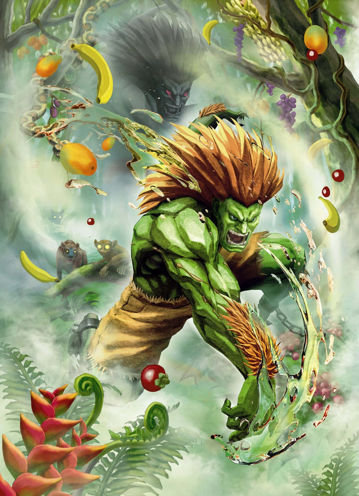 Blanka, Street Fighter, jungle, HD Phone Wallpaper