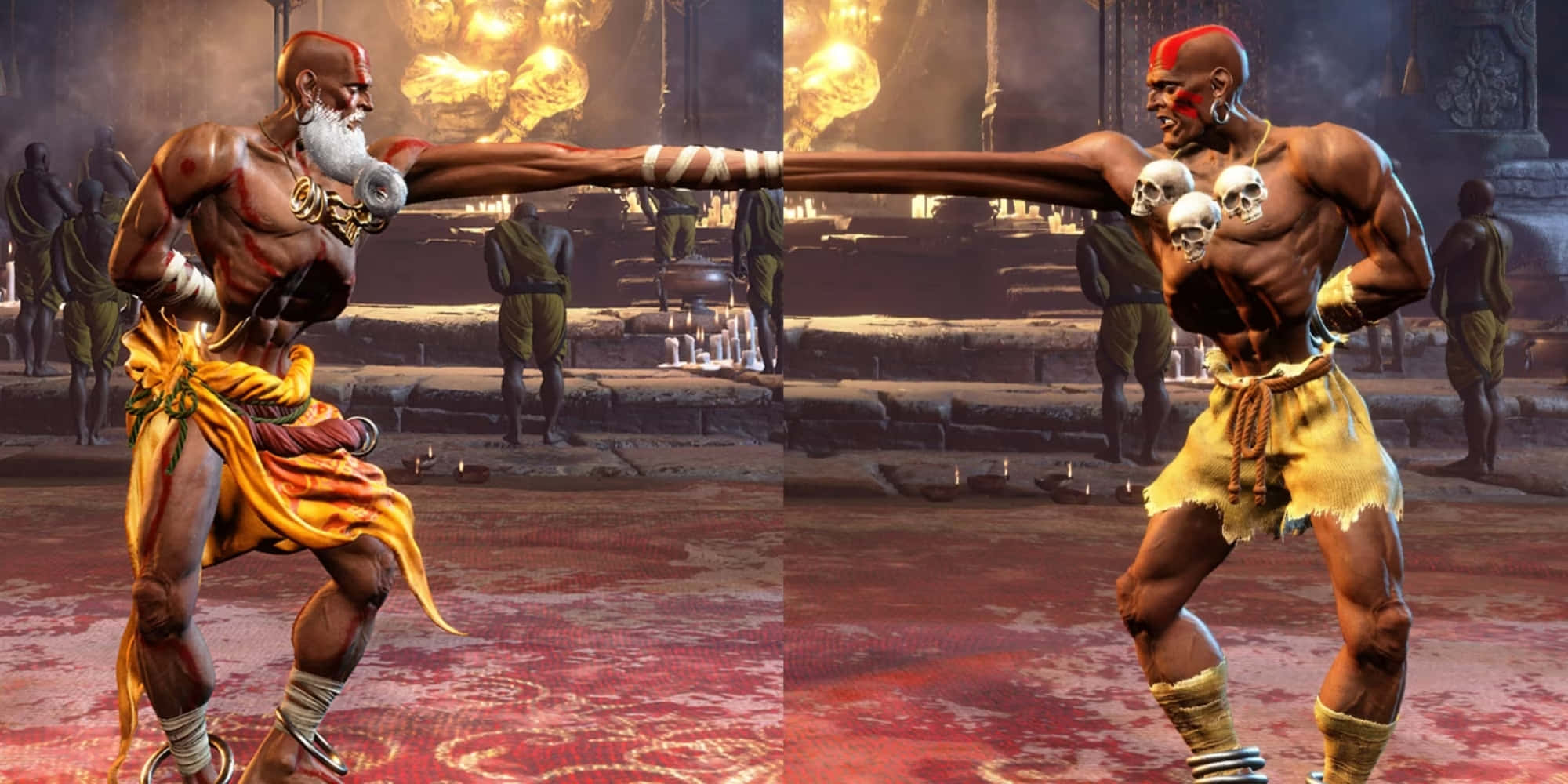 Street Fighter, Dhalsim, stretching arm, Full HD Desktop Wallpaper