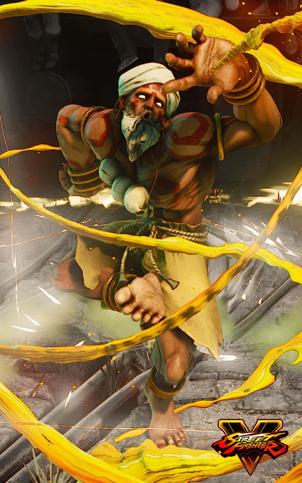 Street Fighter, Dhalsim, white turban, HD Phone Wallpaper