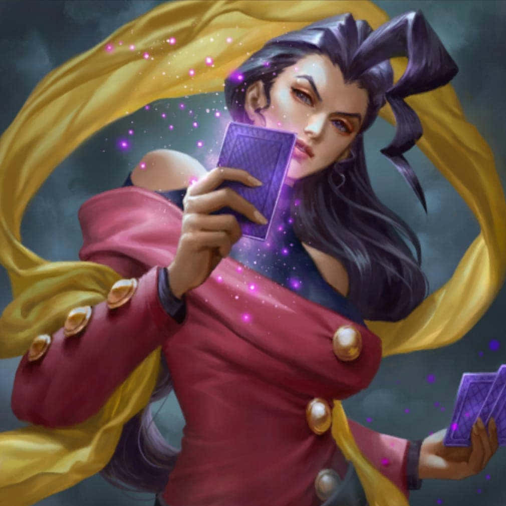 Street Fighter Rose, mystical tarot, red jacket, SD Desktop Wallpaper