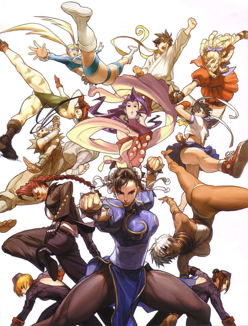 Street Fighter, Rose, anime-style fighters, SD Phone Wallpaper