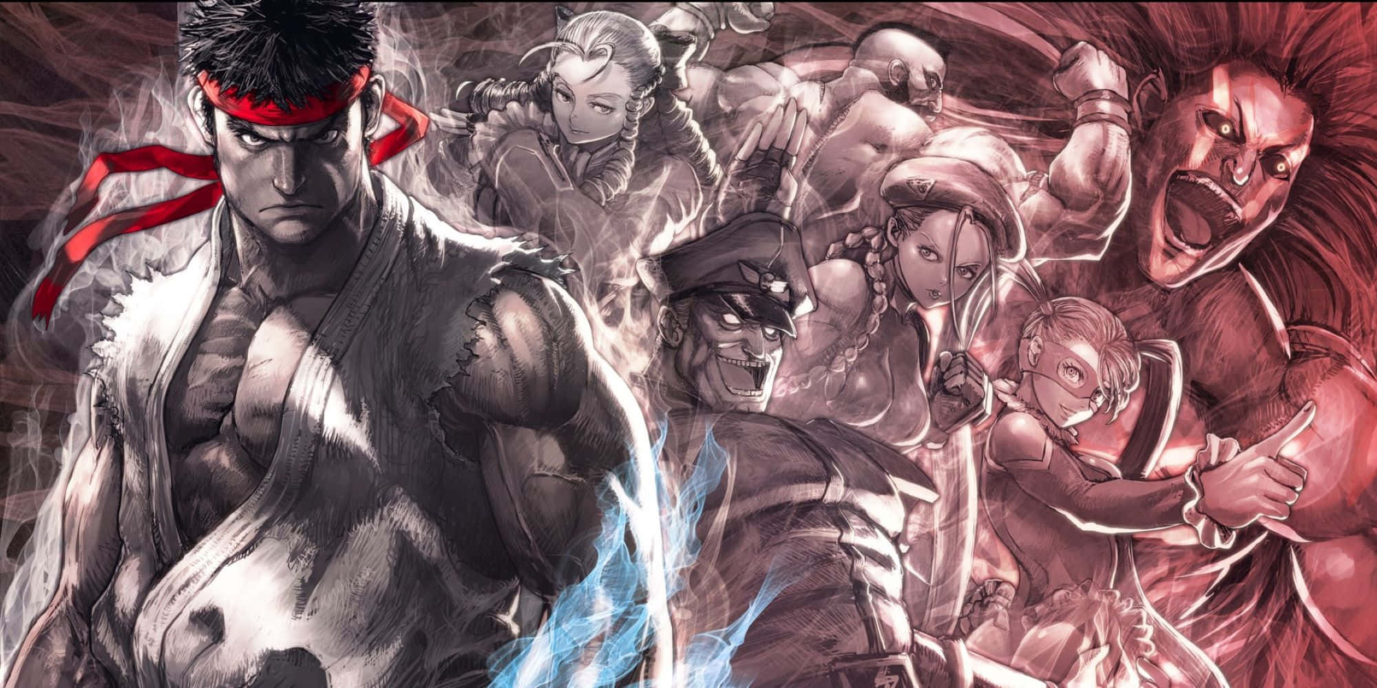 Street Fighter Ryu, Street Fighter characters, anime-style illustration, Full HD Desktop Wallpaper