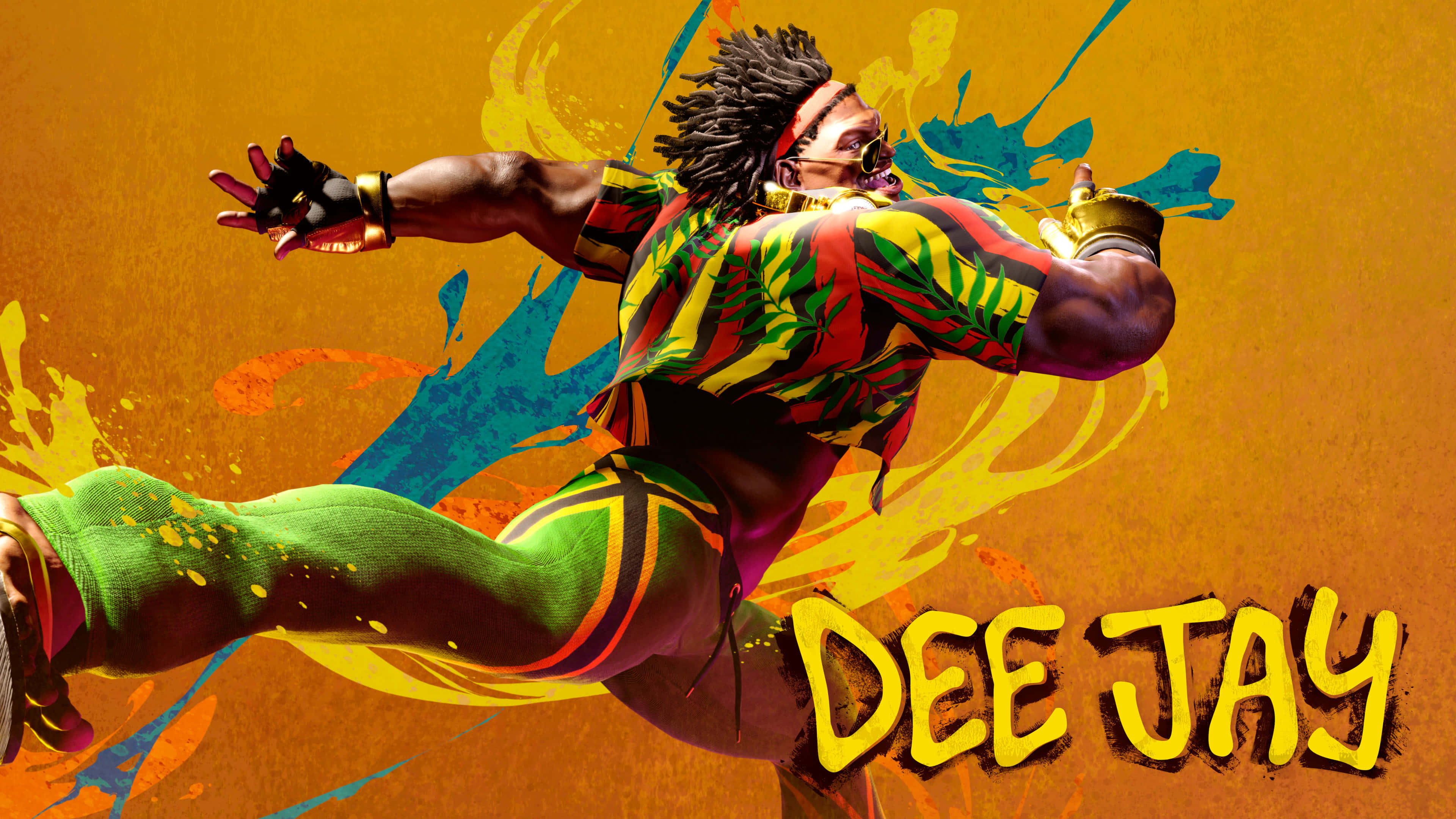 Street Fighter, Street Fighter Characters, orange backdrop, 4K Desktop Wallpaper