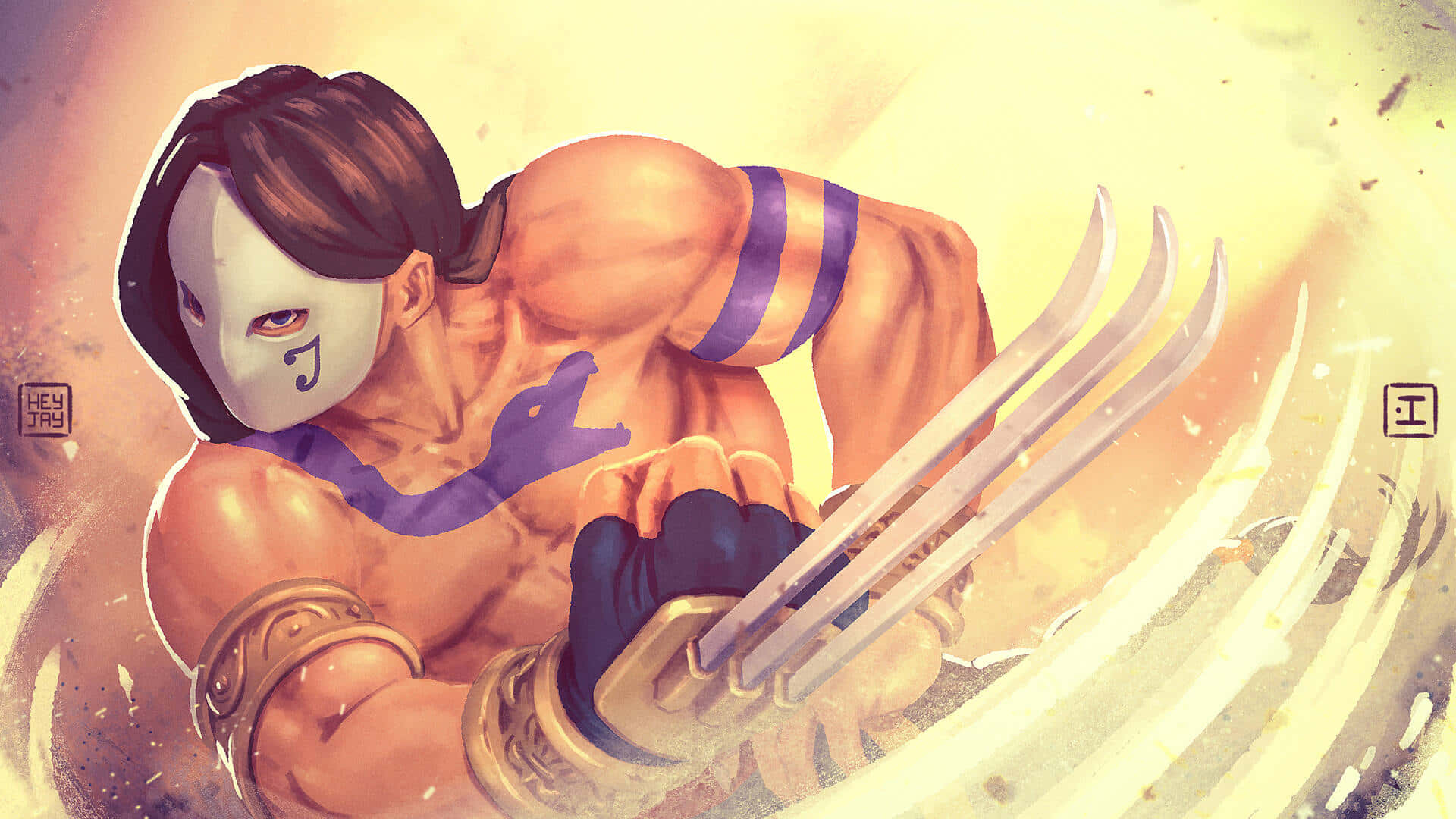 Street Fighter, Vega, claw, Full HD Desktop Wallpaper