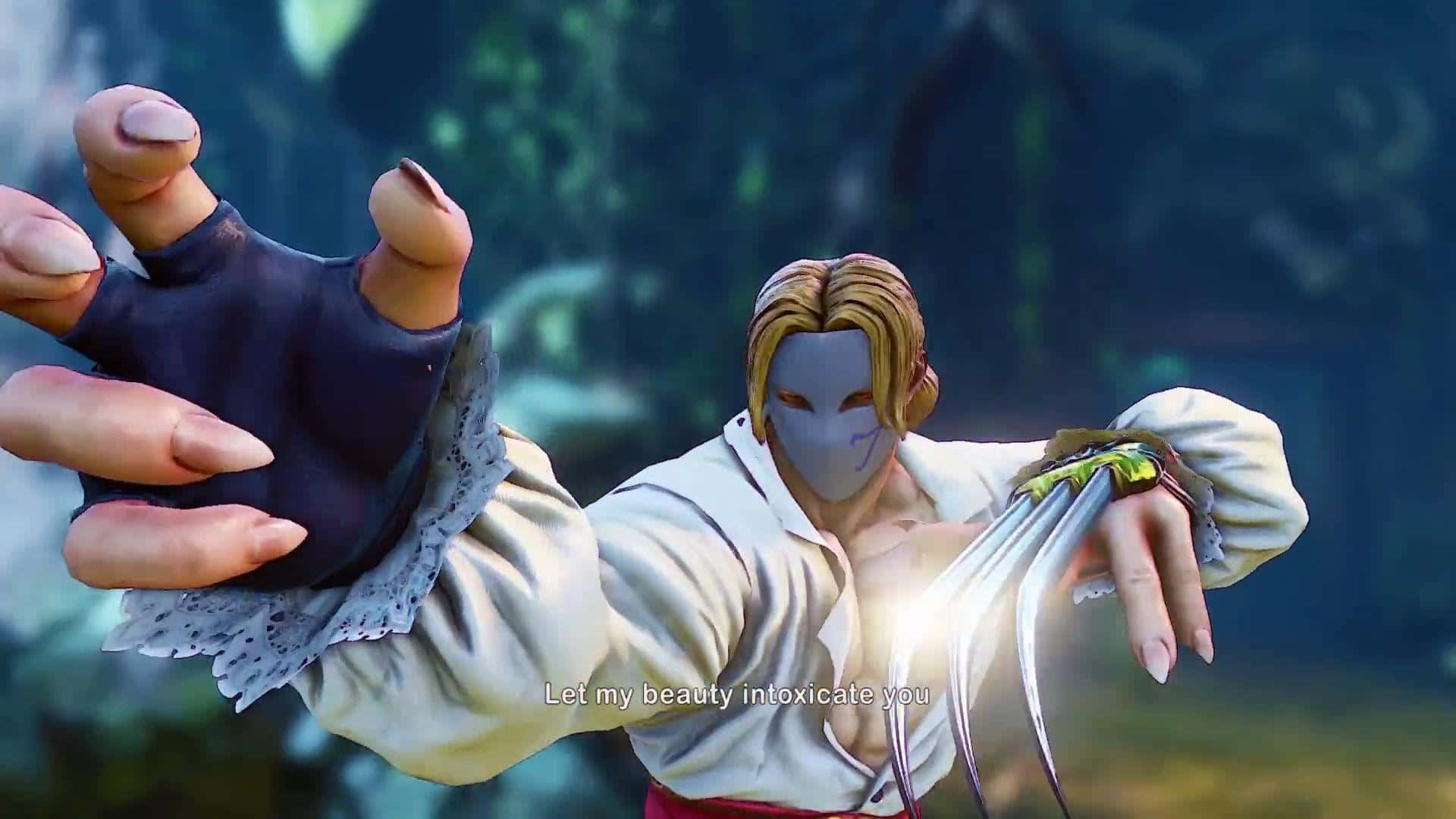 Street Fighter Vega, masked character, white shirt, Full HD Desktop Wallpaper