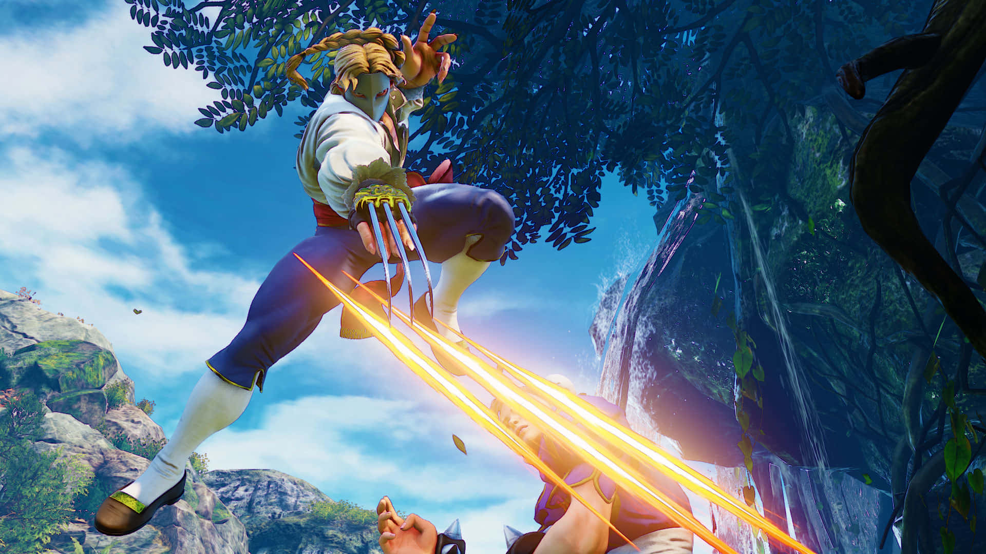Street Fighter, Vega, claw strike, Full HD Desktop Wallpaper