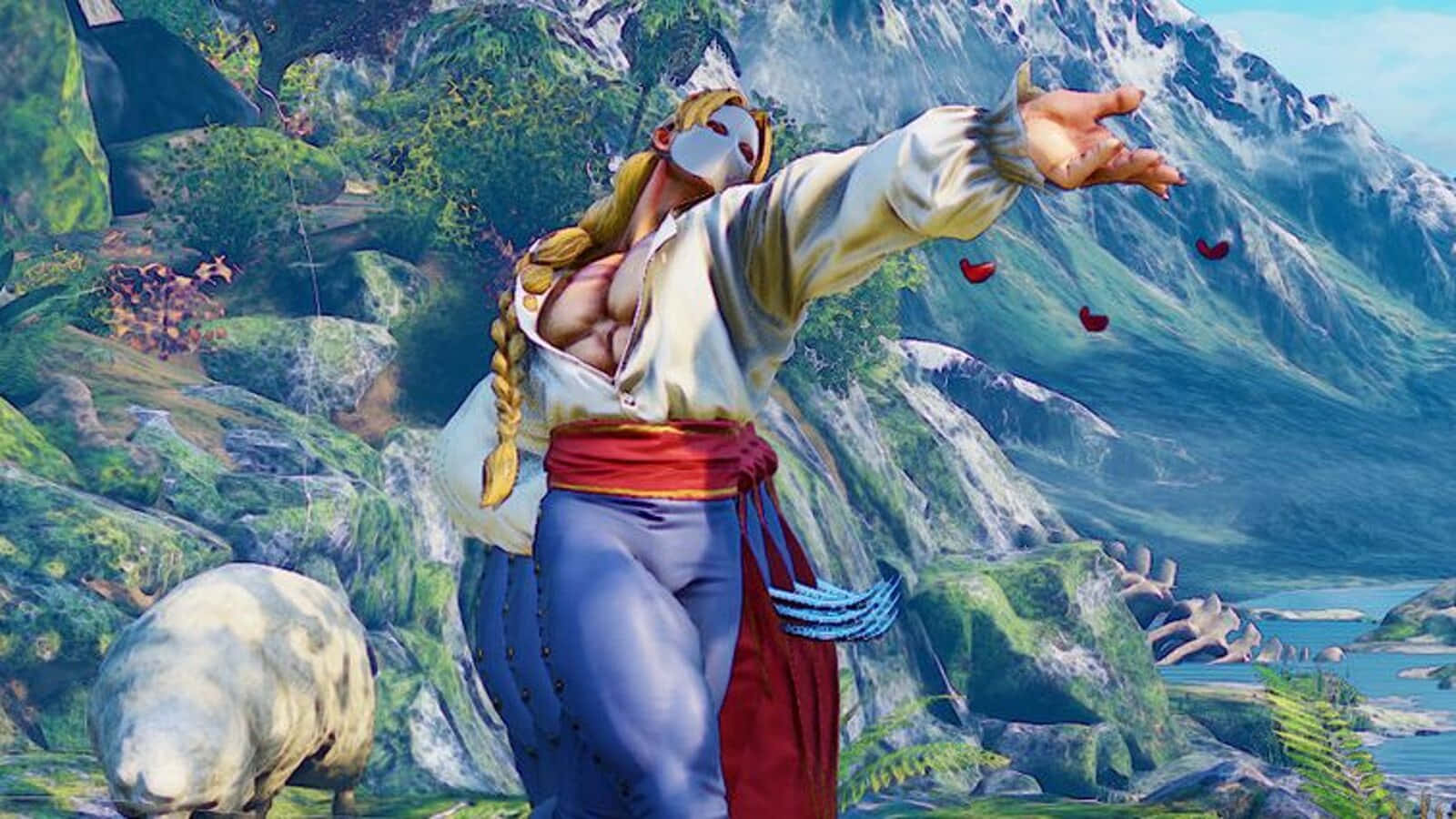 Street Fighter Vega, masked warrior, braided hair, HD Desktop Wallpaper