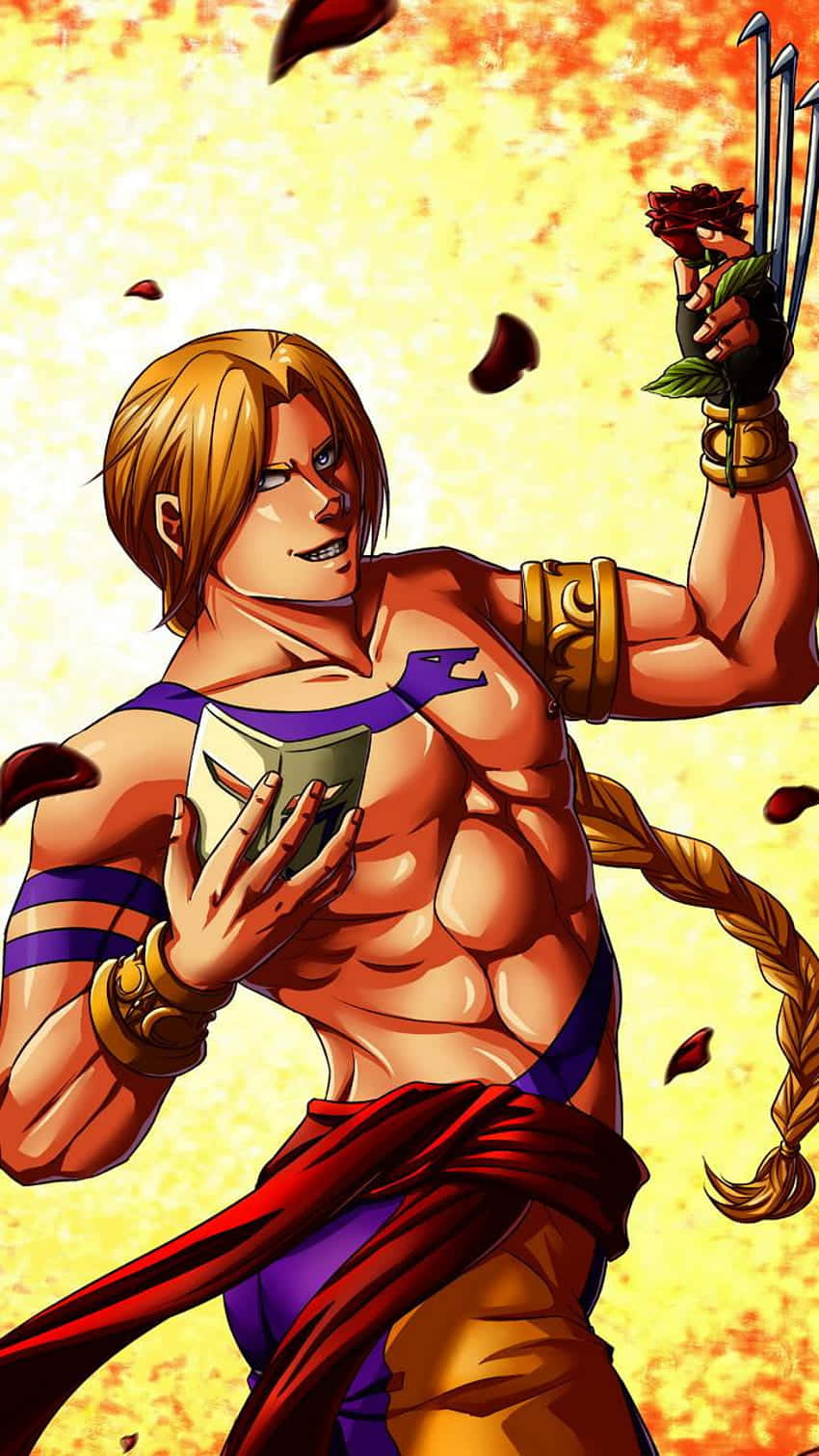 Street Fighter Vega, power stance, purple and gold armor, HD Phone Wallpaper