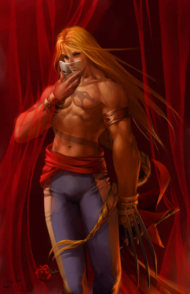 Street Fighter Vega, Vega, silver mask, SD Phone Wallpaper