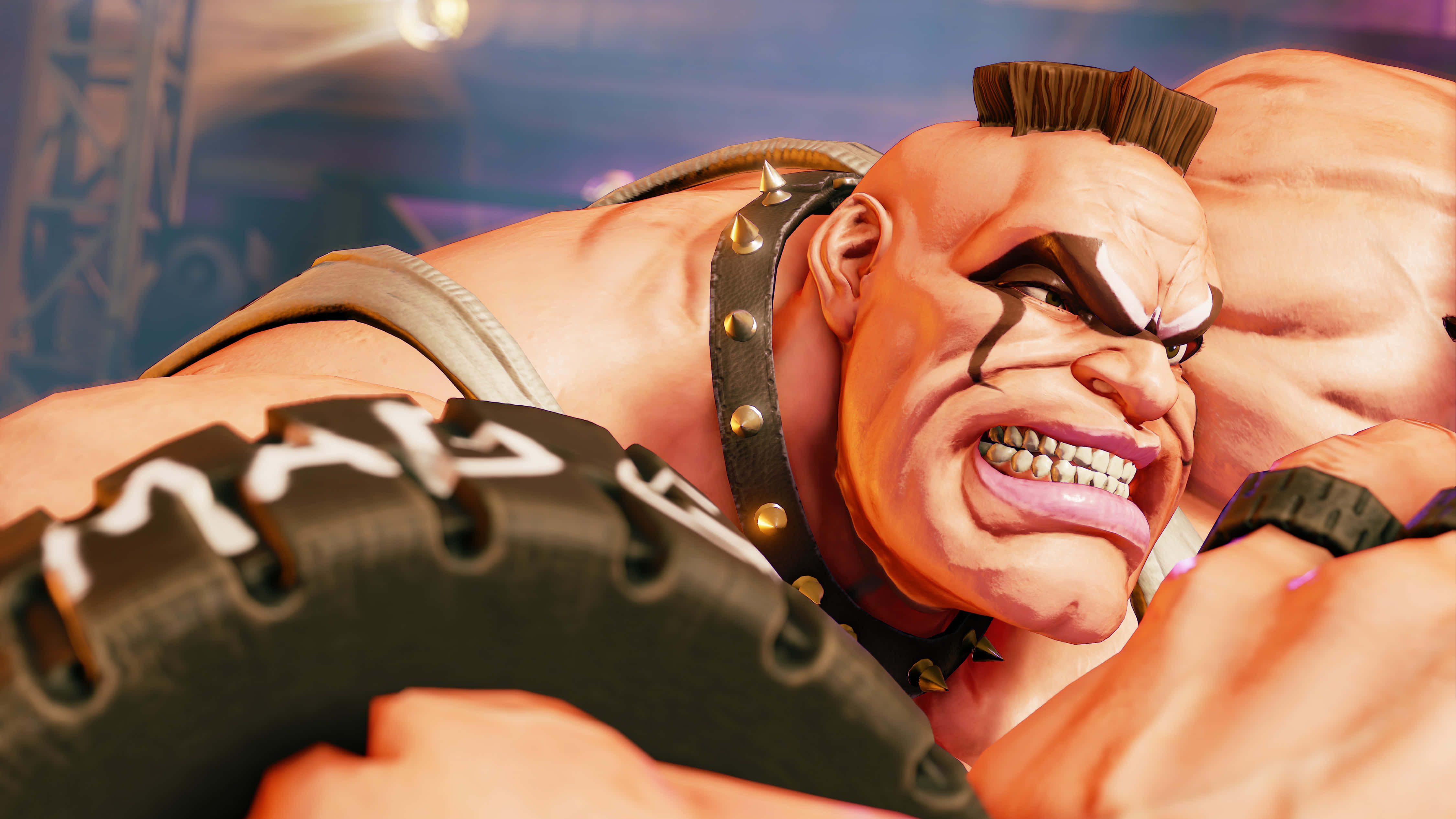 Street Fighter, Zangief, spiked collar, 4K Desktop Wallpaper